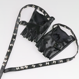 Studded Fingerless Gloves