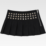 Studded Mini Skirt