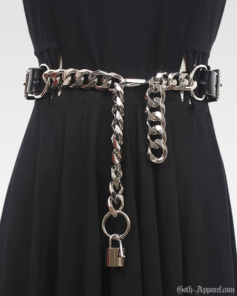 Thick Chain Belt