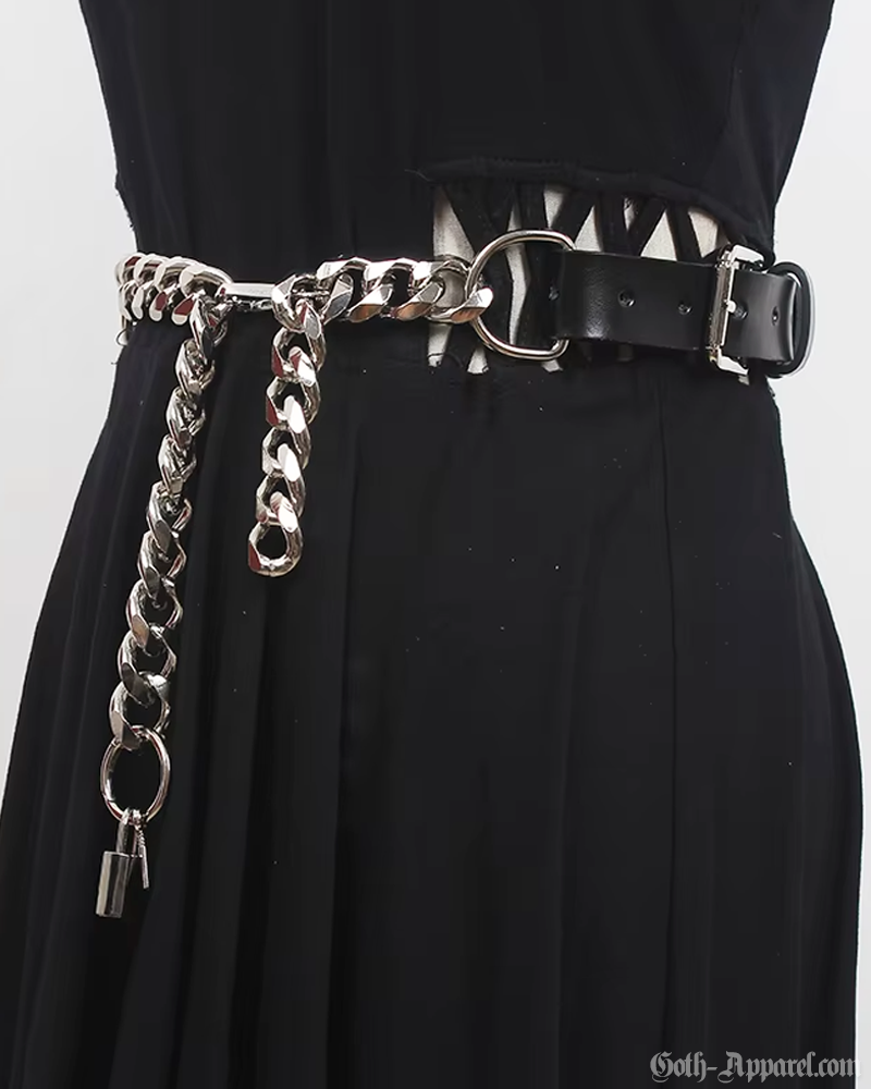 Thick Chain Belt