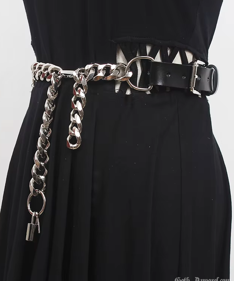 Thick Chain Belt