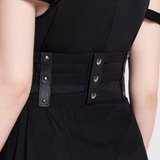 Triple Buckle Corset Belt