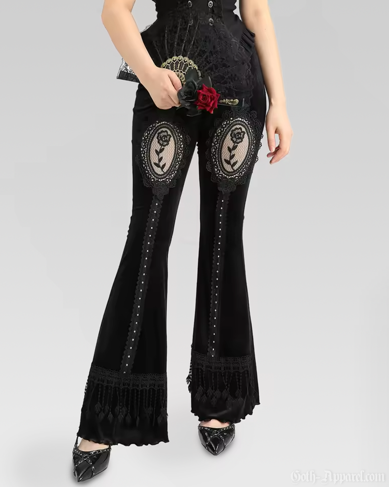 Velvet Goth Pants